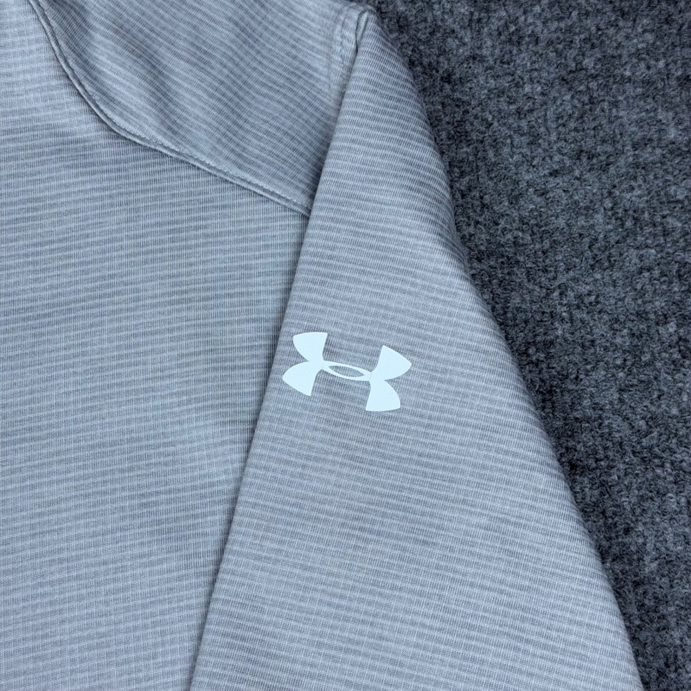 Under Armour Mens ColdGear Reactor Full Zip Jacket Gray 1325142 Size Medium - Picture 8 of 8